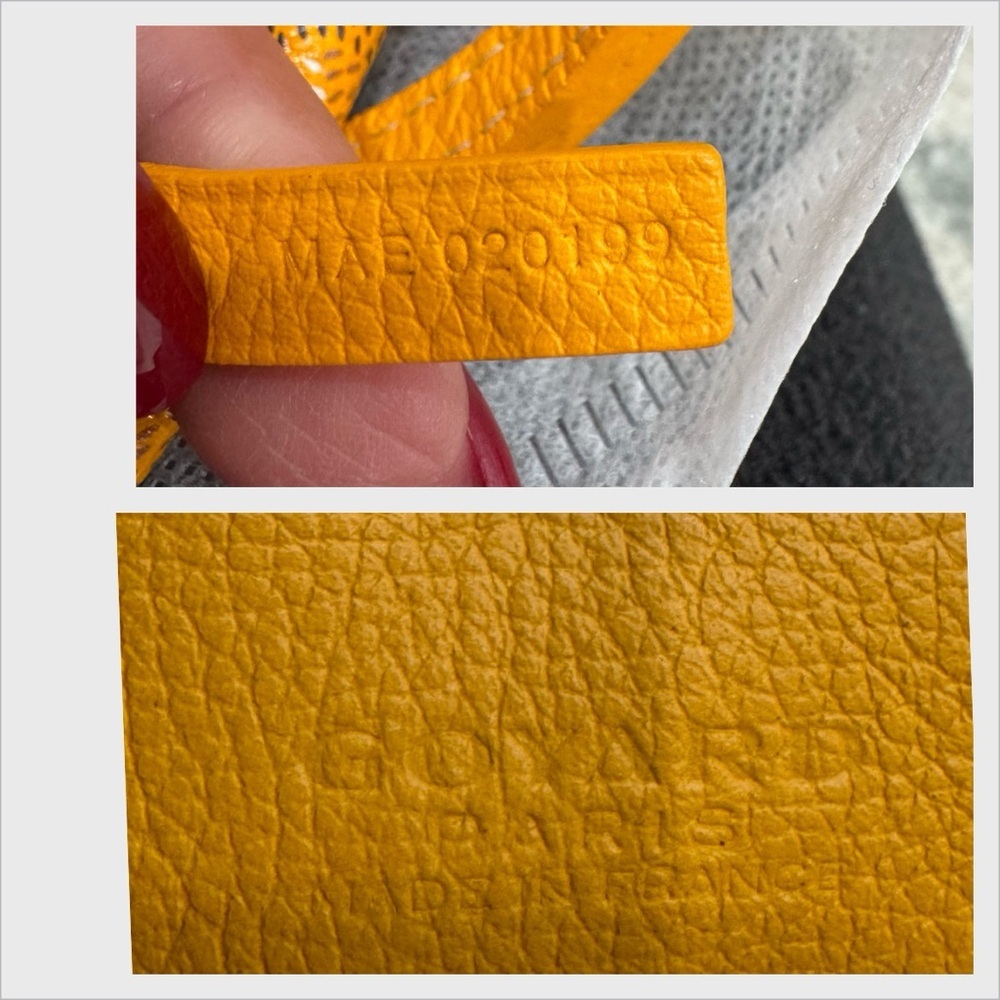 Goyard St Louis GM Yellow Snoopy Marquage Tote w/ Pochette & Dust Bag - Picture 15 of 17